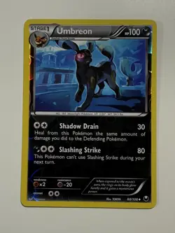 Umbreon 60/108 Dark Explorers Reverse Holo NM Pokemon TCG BW - Image 1