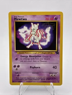 Pokemon TCG Mewtwo 3 WB Movie Promo Stamped 1999 WOTC Regular MP - Image 1