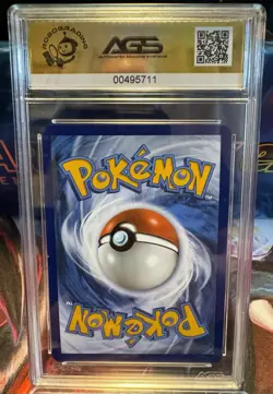 Pokemon SWSH Silver Tempest Unown V 176/195 AGS Mint+ 9.5 Full Holo Rare 2022 - Image 2