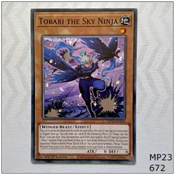 Tobari the Sky Ninja - MP23-EN166 - Common 1st Edition Yugioh - Image 1
