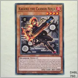 Kagero the Cannon Ninja - DABL-EN018 - Common 1st Edition Yugioh - Image 1
