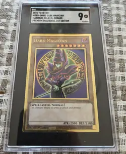 Yugioh SGC 9 MINT Dark Magician MGED-EN002 1st Edition Maximum Gold El Dorado - Image 2