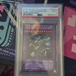 YUGIOH PSA 9 2005 Blue-Eyes Ultimate Dragon JMP-EN005 Ultra Rare Limited Edition - Image 1
