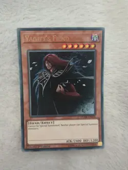 1st ed Vanity's Fiend ultra rare DUDE-EN034 Yugioh - Image 1