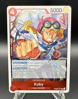 One Piece TCG Koby R PRB02-001 ENGLISH The Best Vol. 2 - Image 1