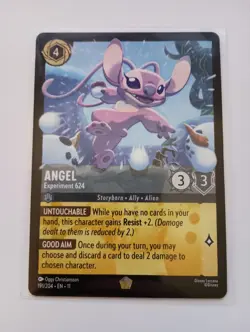 Disney Lorcana Angel Experiment 624 191/204 Winterspell - Image 1