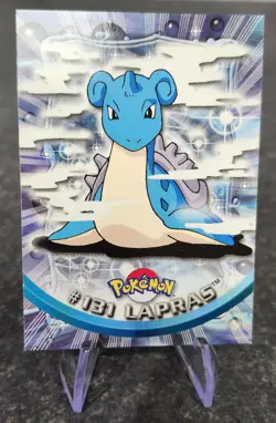 Pokemon Card - Lapras Topps TV Animation Edition 131 Blue Logo LP - Image 1