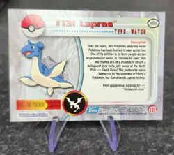Pokemon Card - Lapras Topps TV Animation Edition 131 Blue Logo LP - Image 2