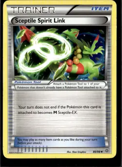 Pokemon Sceptile Spirit Link 80/98 Ancient Origins Non Holo 2 Card Lot LP - Image 1