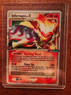 Infernape LV.X DP10 Black Star Promo Holo Rare Pokemon Card LP 2007 - Image 1