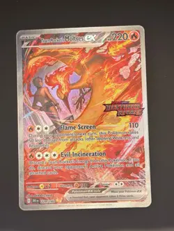 Team Rocket's Moltres ex - (Destined Rivals Stamp) 229/182 Miscellaneous Cards & - Image 2