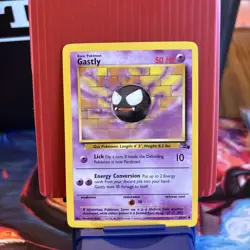 Pokemon TCG Gengar Fossil Holo Card 5/62 TAG 8.5 Near Mint - Image 5