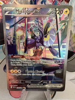 Pokemon TCG Miraidon EX Scarlet & Violet Base Set Holo Card 244/198 NM English - Image 2
