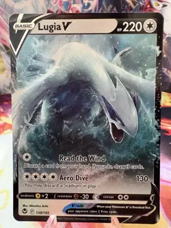 Lugia v Silver Tempest Holo Ultra Rare Card Swsh12: Sword & Shield 138/195 - Image 2