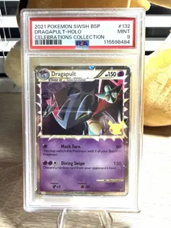 Dragapult (Prime) SWSH132 SWSH: Sword & Shield Promo Cards Holo PSA 9 - Image 1