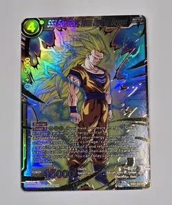 SS3 Son Goku, Even Further Beyond EB1-43 SR FOIL Dragon Ball Super Card NM/M - Image 1