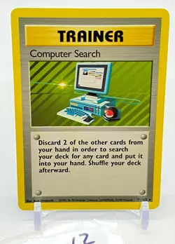1999 COMPUTER SEARCH 71/102 Pokemon Base Set Card - Near Mint NM WOTC (#12) - Image 1