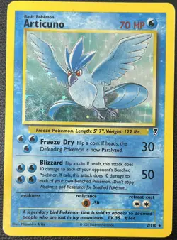 Articuno 2/110 Legendary Collection Holo Rare Pokemon Card MP - Image 1