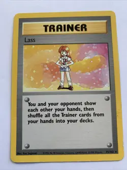 LASS 75/102 - Rare Trainer - Pokemon Card - Base Set - NM/MINT - Image 1