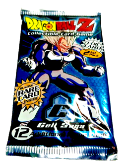 DragonBall Z Cell Saga 12 Card Booster Pack Vintage (2001) Factory Sealed - Image 1