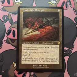MTG Blackblade Reforged 6 The Brothers' War Regular Rare - Image 1