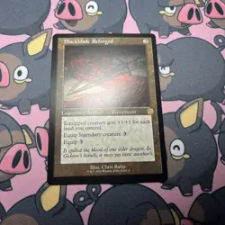 MTG Blackblade Reforged 6 The Brothers' War Regular Rare - Image 3
