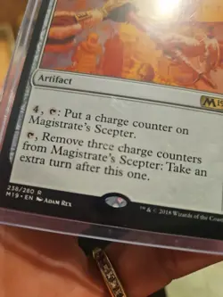MTG M19 Magic the Gathering Core Set 2019 Magistrate's Scepter 238/280 PACK FRES - Image 2