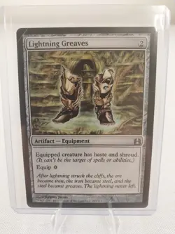 MTG Magic the Gathering Lightning Greaves Commander (#253) NM - Image 1