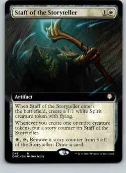 Staff of the Storyteller* | Phyrexia: All Will Be One Commander ONC 48 | NM | MT - Image 1