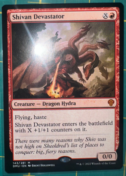 Shivan Devastator Dominaria United Regular 143/281 - Image 1