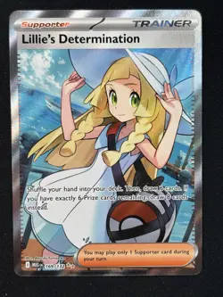 Pokemon TCG Lillie's Determination 169/132 Ultra Rare Full Art Holo - Image 1
