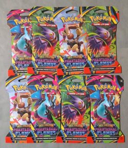 Pokemon TCG Mega Evolution Lot Of (8) Phantasmal Flames, Sleeved Booster Packs - Image 2