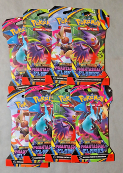Pokemon TCG Mega Evolution Lot Of (8) Phantasmal Flames, Sleeved Booster Packs - Image 4