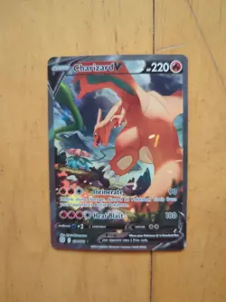 Pokemon Charizard V #154 Swsh09 Brilliant Stars Full Art - Image 1