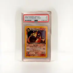 PSA 3 Dark Charizard 4/82 Holo Foil Rare Team Rocket 2000 Pokemon WoTC VG - Image 1