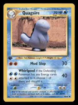 Quagsire 48/64 1st Edition Neo Revelation 2001 Pokemon - Image 1