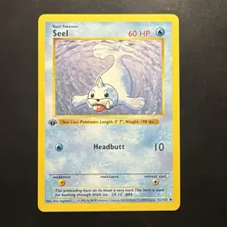 Pokemon Vintage 1st Edition Seel 041/102 Base Set (Shadowless) Wotc 1999 - Image 1