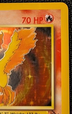 1999 Pokemon Fossil Moltres 12/62 Holo Rare Unlimited WOTC LP NM - Image 4