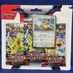 Pokemon TCG Scarlet & Violet - Obsidian Flames Booster Blister - 3 Packs 820650853784 - Image 1