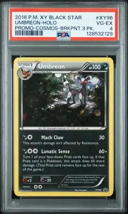 Pokemon - Umbreon XY96 Holo Black Star Promo 2016 - PSA 4 - Image 1