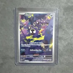 Pokemon Gastly SV05: Temporal Forces Illustration Rare Full Art 222/162 60 HP - Image 1