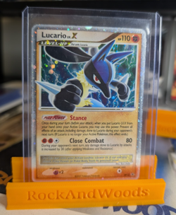 Lucario LV. X DP12 Pokemon Diamond And Pearl Promo Holo Bleed MP - Image 1