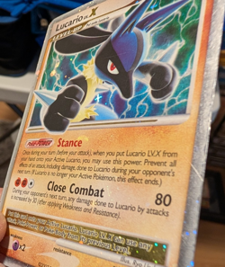 Lucario LV. X DP12 Pokemon Diamond And Pearl Promo Holo Bleed MP - Image 5