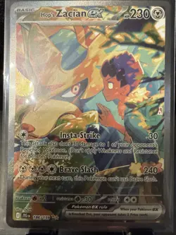 Pokemon TCG Hop's Zacian ex 186/159 Journey Together Special Illustration NM (A) - Image 1