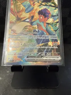 Pokemon TCG Hop's Zacian ex 186/159 Journey Together Special Illustration NM (A) - Image 3