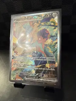Pokemon TCG Hop's Zacian ex 186/159 Journey Together Special Illustration NM (A) - Image 5
