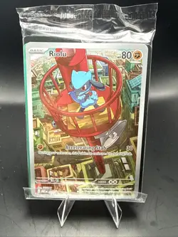 Pokemon TCG Sealed Riolu Promo Mega Evolutions 010 Mint Condition C - Image 1
