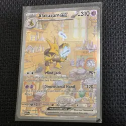 Alakazam ex 201/165 Scarlet & Violet 151 Holo Pokemon - Image 1