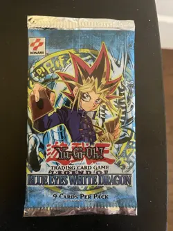 YuGiOh FACTORY SEALED Legend of Blue Eyes White Dragon Unlimited Booster Pack!! - Image 1