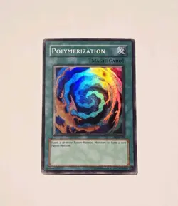 Yugioh Polymerization LOB-059 Super Rare MP - Image 1